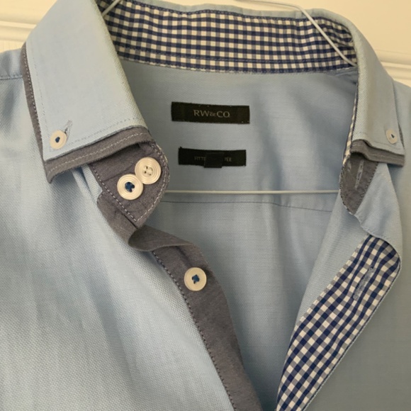 Men’s RW&CO Dress Shirt Size M - Picture 2 of 2